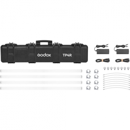 Godox KNOWLED TP4R-K4 Pixel RGB LED Tube Light (120cm, 4-Light Kit)